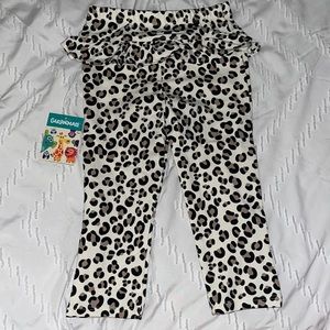 Cheetah ruffle butt pants